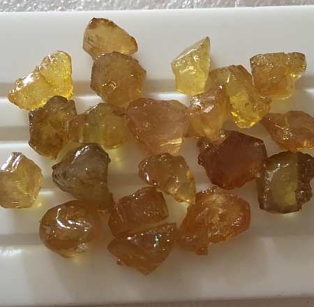 Sapphire Blue, Yellow and Pink